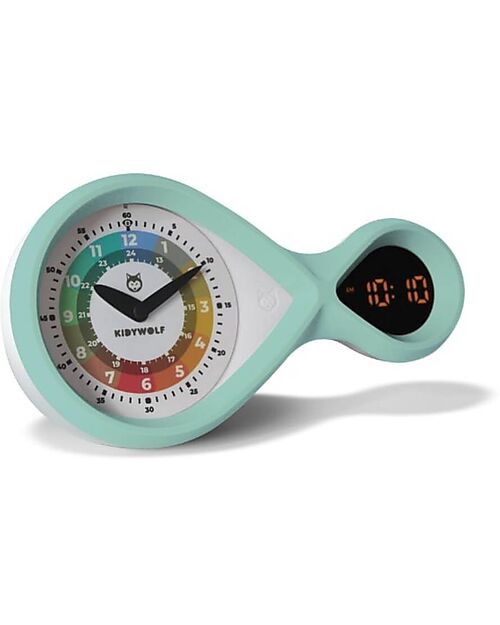 Kidywolf Analog and Digital Alarm Clock - Green - Perfect for Learning to Tell Time - 6+ Years Watches