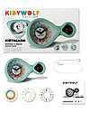 Kidywolf Analog and Digital Alarm Clock - Green - Perfect for Learning to Tell Time - 6+ Years Watches