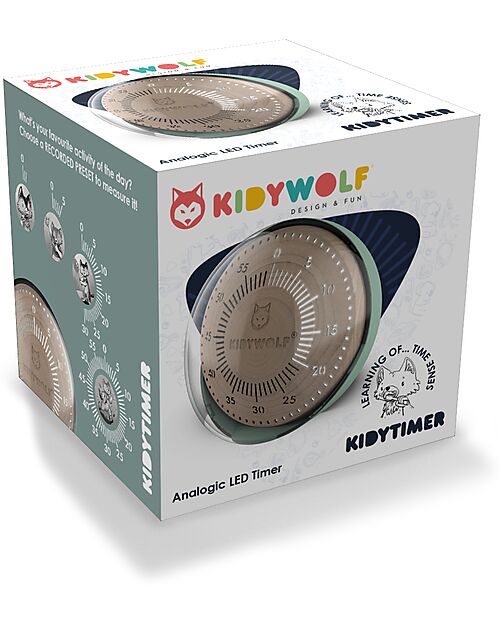 Kidywolf Children's Timer - From 4 Years - Rechargeable Battery Creative Toys