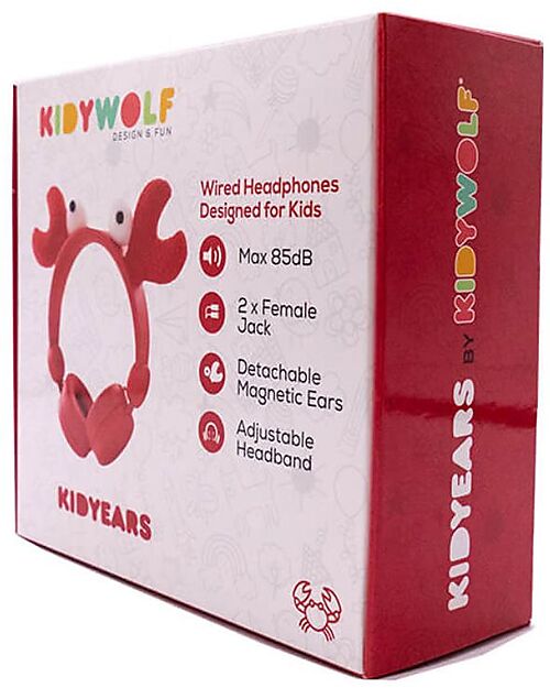 Kidywolf Kidyears - Headphones - Crab Audio Players