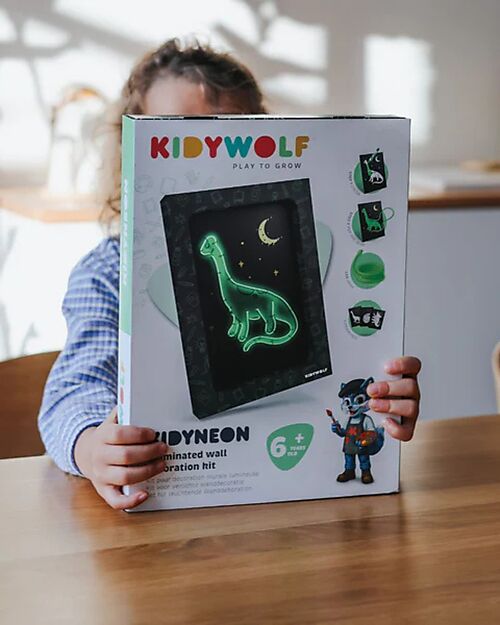 Kidywolf Kidyneon Creative Kit - Green - Create and Light Up Your Ideas Draw And Color