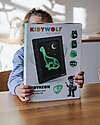 Kidywolf Kidyneon Creative Kit - Green - Create and Light Up Your Ideas Draw And Color
