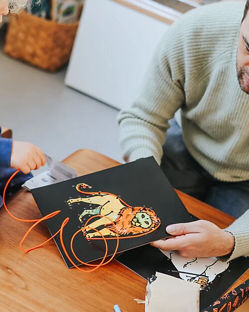 Kidywolf Kidyneon Creative Kit - Orange - Create and Light Up Your Ideas Draw And Color