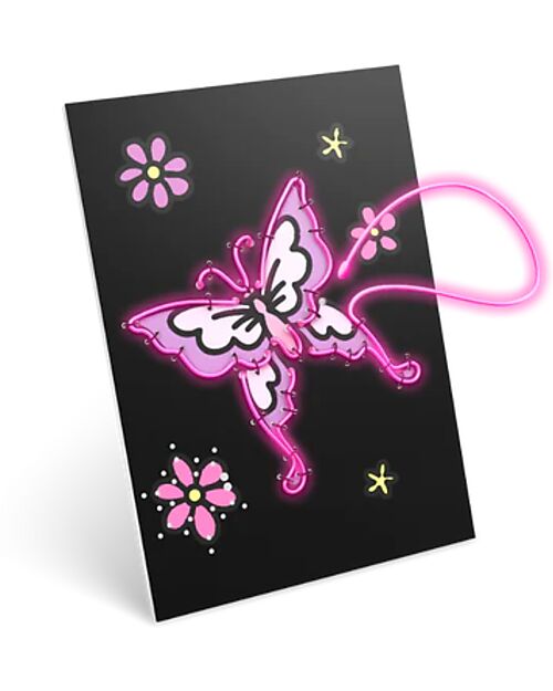 Kidywolf Kidyneon Creative Kit - Pink - Create and Light Up Your Ideas Draw And Color