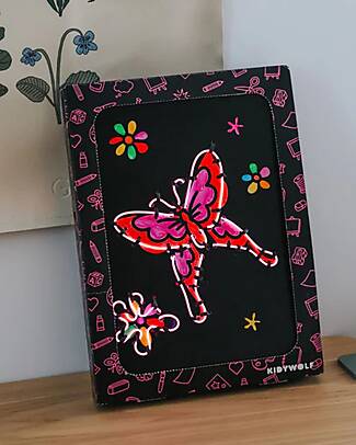 Kidywolf Kidyneon Creative Kit - Pink - Create and Light Up Your Ideas Draw And Color