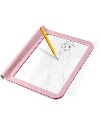 Kidywolf Light Drawing and Writing Board - Pink - Creativity and Fun for Kids - 5+ years Draw And Color