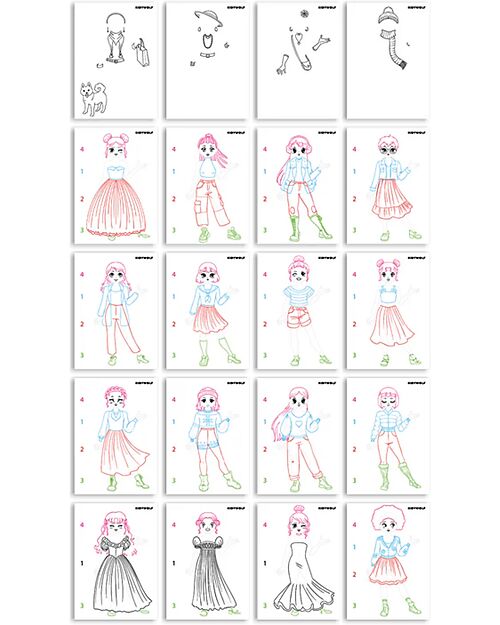 Kidywolf Light Drawing and Writing Board - Pink - Creativity and Fun for Kids - 5+ years Draw And Color