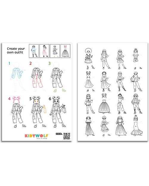 Kidywolf Light Drawing and Writing Board - Pink - Creativity and Fun for Kids - 5+ years Draw And Color