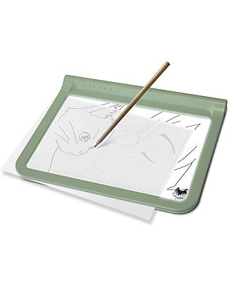 Kidywolf Light Drawing and Writing Tablet - 4 Neon Marker Kit - USB-C Charging Drawing Boards