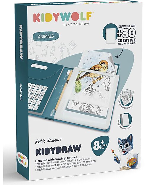 Kidywolf Light Pad for Tracing - Creativity and Precision for Kids - 8+ years Draw And Color