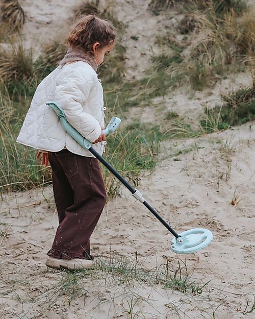 Kidywolf Metal Detector with Telescopic Arm - Green - Easy and Fun Exploration Tool - 6+ years Outdoor Games and Toys_