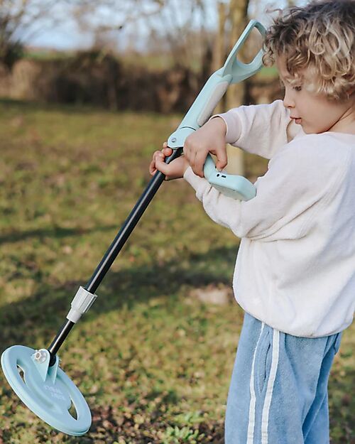 Kidywolf Metal Detector with Telescopic Arm - Green - Easy and Fun Exploration Tool - 6+ years Outdoor Games and Toys_
