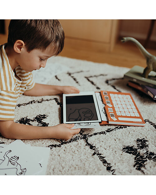 Kidywolf Mini Digital Drawing Tablet - Animals Around the World - 4+ Years Draw And Color