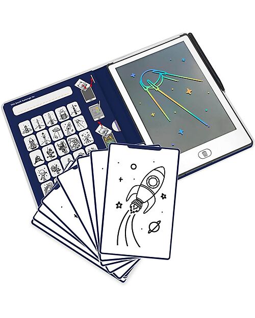 Kidywolf Mini Digital Drawing Tablet - Galaxy - 4+ Years Draw And Color