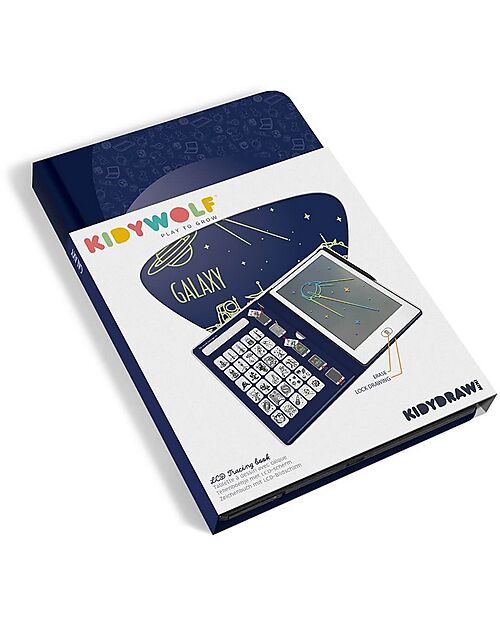 Kidywolf Mini Digital Drawing Tablet - Galaxy - 4+ Years Draw And Color