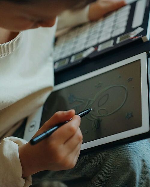 Kidywolf Mini Digital Drawing Tablet - Galaxy - 4+ Years Draw And Color