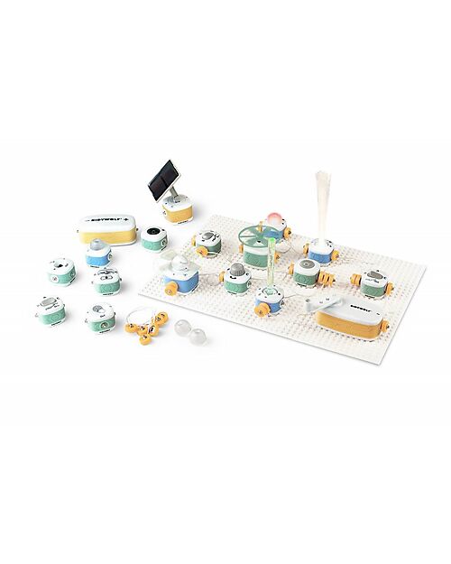 Kidywolf My First Electricity Kit - 18 Pieces - Discover the World of Energy STEM toys