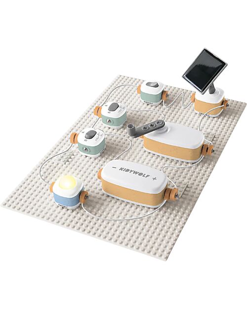 Kidywolf My First Electricity Kit - 18 Pieces - Discover the World of Energy STEM toys