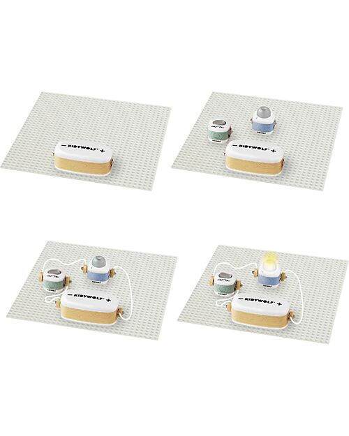 Kidywolf My First Electricity Kit - 18 Pieces - Discover the World of Energy STEM toys