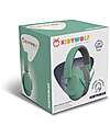 Kidywolf Noise Cancelling Headphones - Green - Adjustable Headband Audio Players