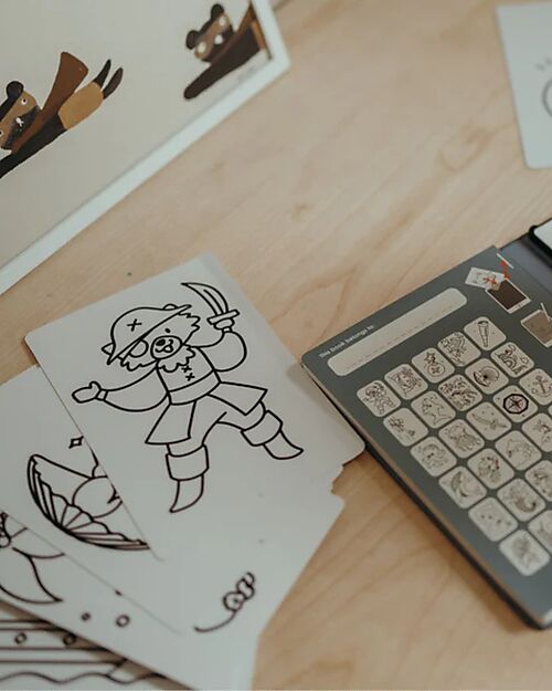 Kidywolf Refill for Kidydraw Mini - Animals and Pirates Draw And Color