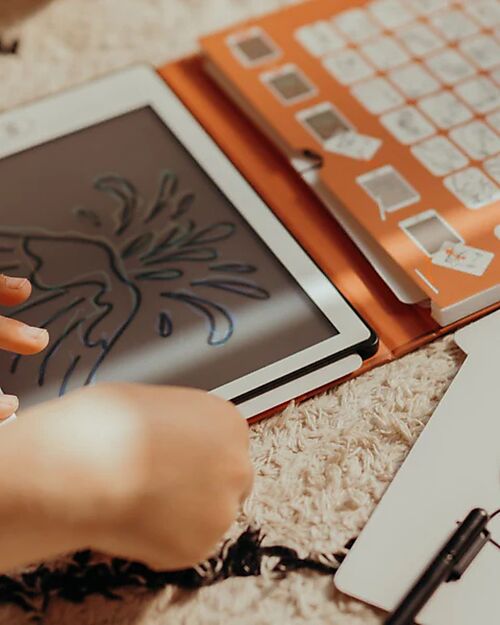 Kidywolf Refill for Kidydraw Mini - Dinosaurs and Galaxy Draw And Color