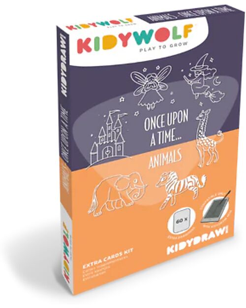 Kidywolf Refill for Kidydraw Mini - Fairy Tales and Animals Draw And Color
