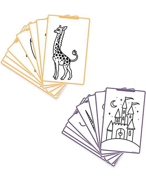 Kidywolf Refill for Kidydraw Mini - Fairy Tales and Animals Draw And Color