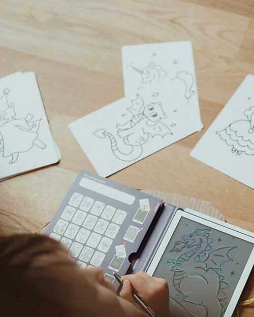 Kidywolf Refill for Kidydraw Mini - Fairy Tales and Animals Draw And Color