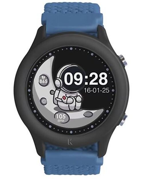 Kidywolf Smartwatch per Bambini con Monitoraggio Salute e Funzioni Smart - Blue Watches