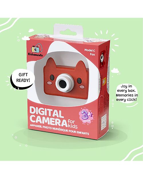 Kiimento Kiimento Digital Camera - Akito the Fox - Photo & Video - Ages 4+ Cameras