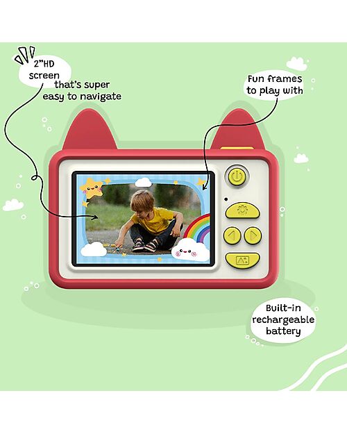 Kiimento Kiimento Digital Camera - Akito the Fox - Photo & Video - Ages 4+ Cameras