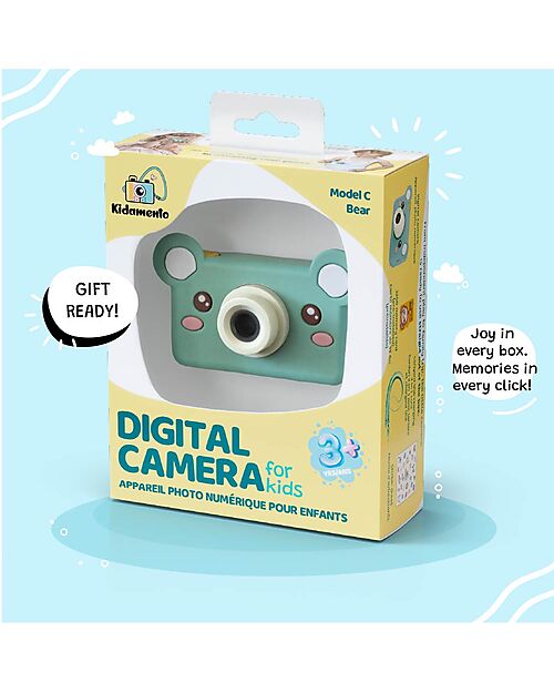 Kiimento Kiimento Digital Camera - Mikayo the Bear - Photo & Video - Ages 4+ Cameras