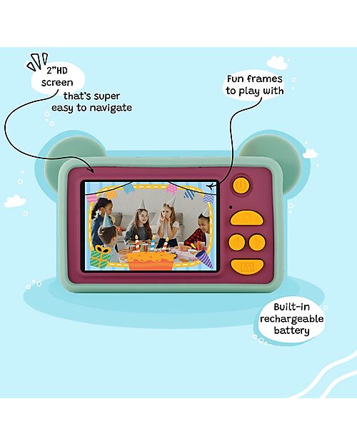 Kiimento Kiimento Digital Camera - Mikayo the Bear - Photo & Video - Ages 4+ Cameras