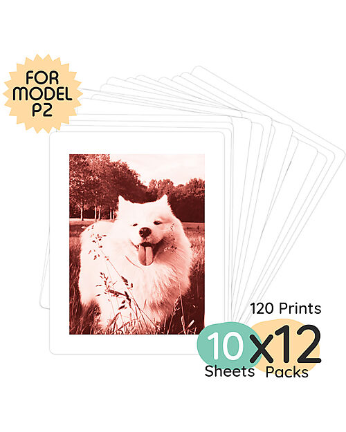 Kiimento Kiimento Ink-Free Print Cards for Model P2 Camera - 120 Pack - Value Pack Cameras