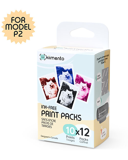 Kiimento Kiimento Ink-Free Print Cards for Model P2 Camera - 120 Pack - Value Pack Cameras