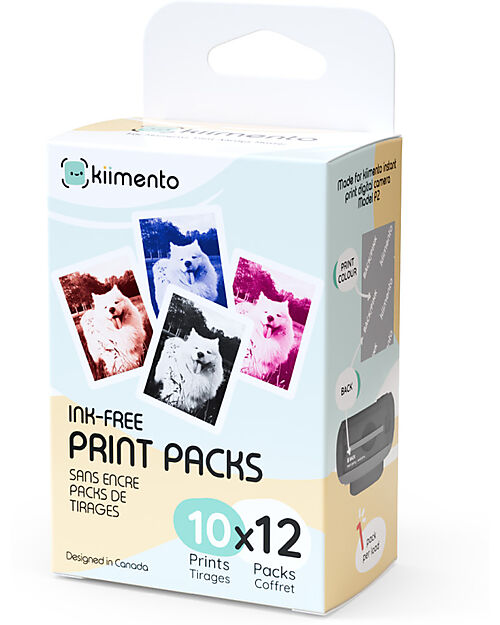 Kiimento Kiimento Ink-Free Print Cards for Model P2 Camera - 120 Pack - Value Pack Cameras