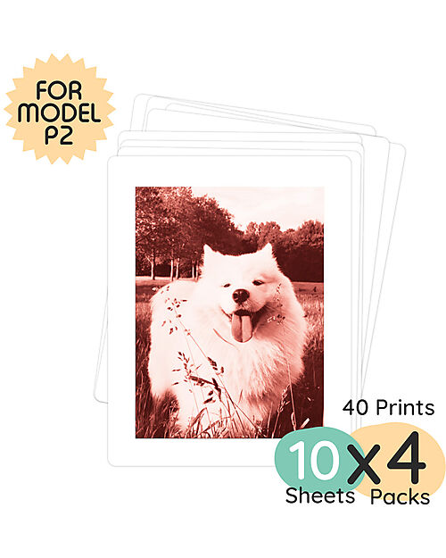 Kiimento Kiimento Ink-Free Print Cards for Model P2 Camera - 40 Pack Cameras