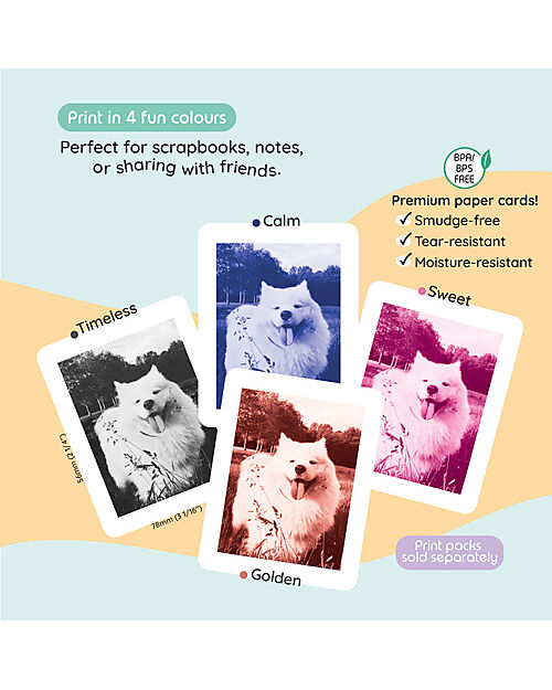 Kiimento Kiimento Instant Print Digital Camera - Mint - Ink-Free Printing - Ages 8+ Cameras