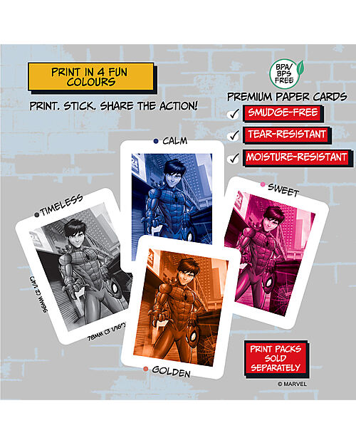 Kiimento Kiimento Instant Print Digital Camera - Spider-Man - Ink-Free Printing - Ages 8+ Cameras