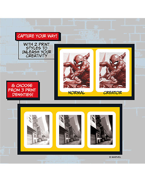 Kiimento Kiimento Instant Print Digital Camera - Spider-Man - Ink-Free Printing - Ages 8+ Cameras