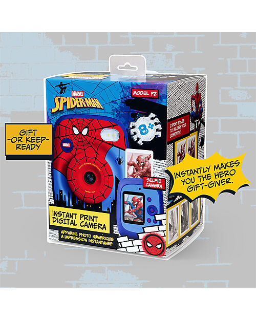 Kiimento Kiimento Instant Print Digital Camera - Spider-Man - Ink-Free Printing - Ages 8+ Cameras