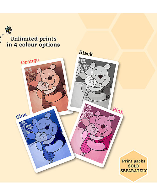 Kiimento Kiimento Instant Print Digital Camera - Winnie the Pooh - Ink-Free Printing - Ages 8+ Cameras