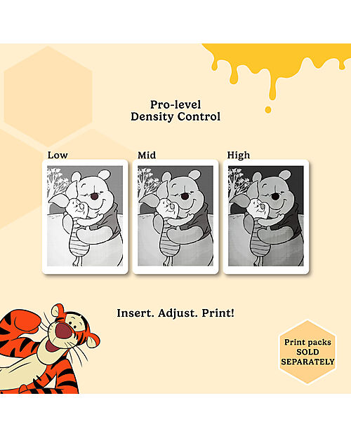 Kiimento Kiimento Instant Print Digital Camera - Winnie the Pooh - Ink-Free Printing - Ages 8+ Cameras