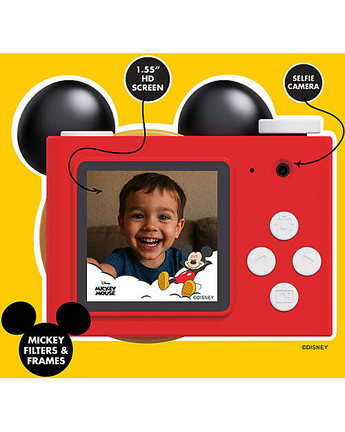 Kiimento Kiimento Mini Digital Camera - Mickey Mouse - Photo & Video - Ages 3+ Cameras