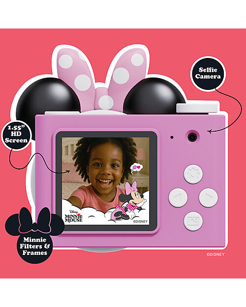 Kiimento Kiimento Mini Digital Camera - Minnie Mouse - Photo & Video - Ages 3+ Cameras