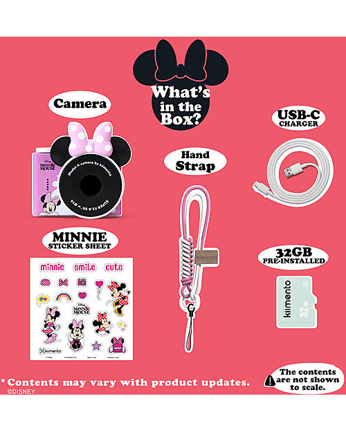 Kiimento Kiimento Mini Digital Camera - Minnie Mouse - Photo & Video - Ages 3+ Cameras