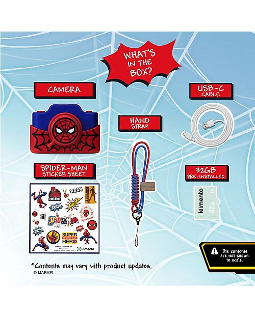 Kiimento Kiimento Touchscreen Digital Camera - Spider-Man - Photo & Video - Ages 5+ Cameras