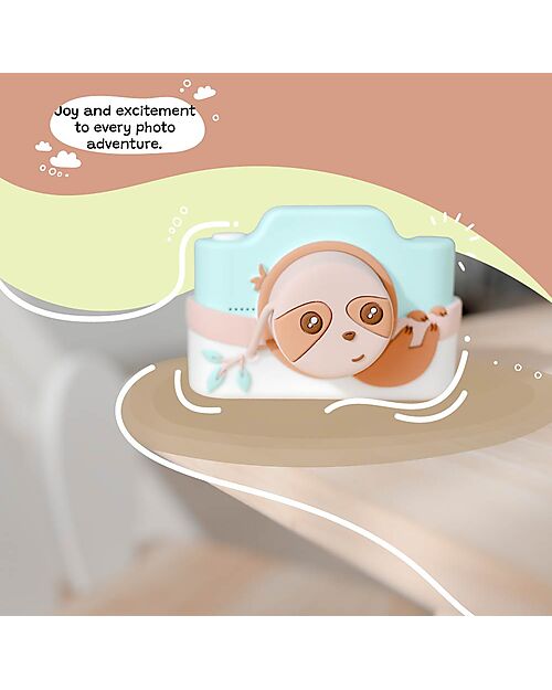 Kiimento Kiimento Touchscreen Digital Camera - Zippy the Sloth - Photo & Video - Ages 5+ Cameras