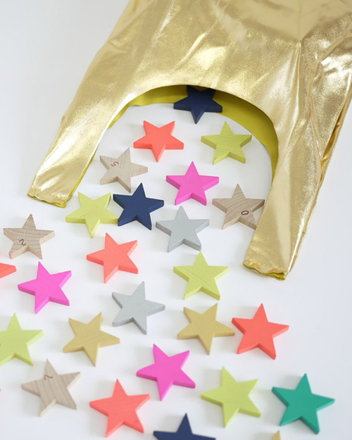 Kiko+ and gg* Colourful Tanabata Star Dominoes - Made From FSC Beechwood! Traditional Toys